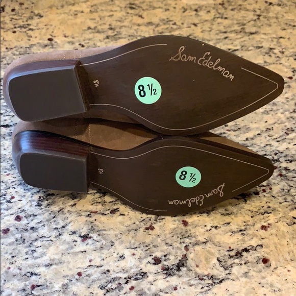 Sam Edelman Genuine Suede Booties - Picture 6 of 6